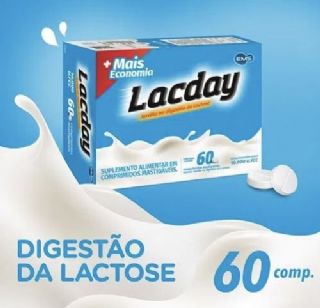Lacday c/ 60 Comprimidos Mastigáveis