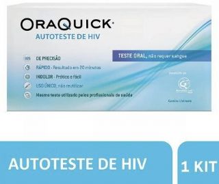Auto Teste De Hiv Oraquick 1 Kit Genomma