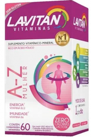 Lavitan A-Z Mulher 60 Comprimidos