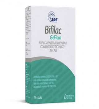 Bifilac GeFlora Probiótico c/ 14 Sticks em Pó