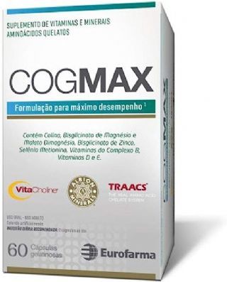 Cogmax Eurofarma caixa com 60 cpsulas gelatinosas