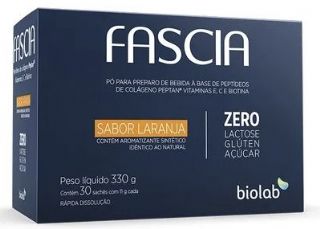 Fascia Colgeno Sabor Laranja 30 Sachs de 11g