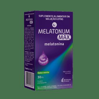 Melatonum Max Mantecorp Farmasa menta, soluo em gotas com 30mL